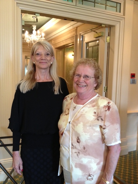 Joyce Fitzpatrick and Shirley Smoyak, 2013 Margaret Comerford Freda Award recipient